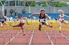 Womens  senior 100 metres hurdles, Northern Senior and Under-20s Track and Field Champs., Manchester. Photo: David T. Hewitson/Sports for All Pics